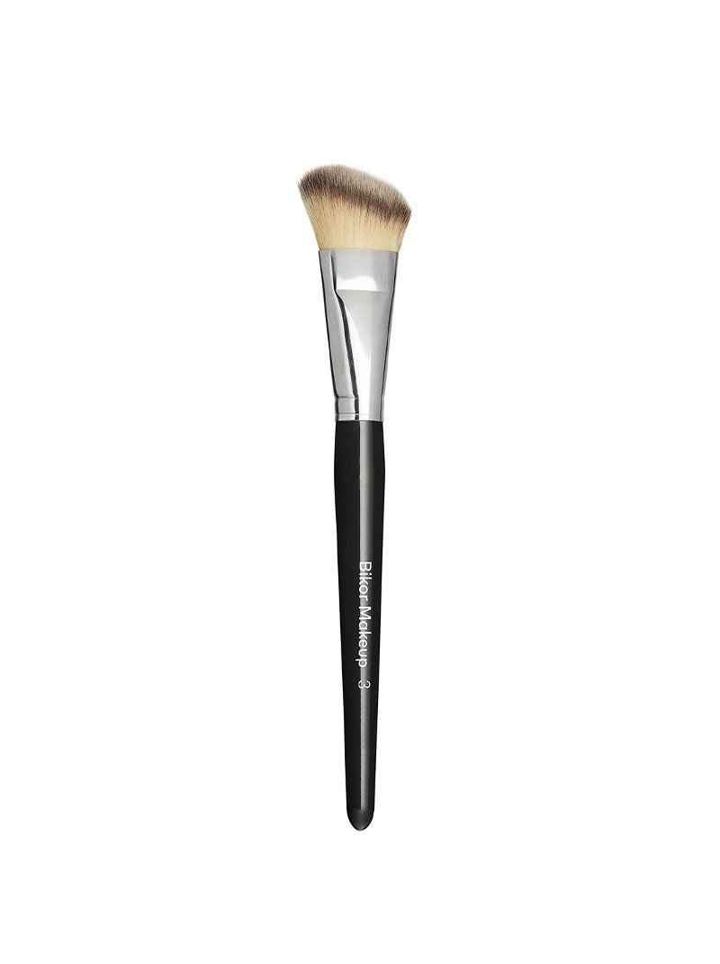Bikor Makeup - Bikor pro brush N°3 Synt. blush Pędzel nr 3 do różu syntetyczne włosie